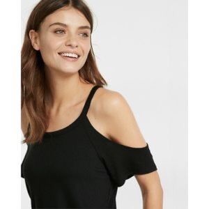 SOLD- Express One Eleven Cold Shoulder Tee— size XS